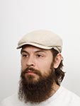 Кепка STETSON арт. 6381801 DRIVER CAP COTTON/LINEN HEAVY TWILL SUSTAINABLE (бежевый)